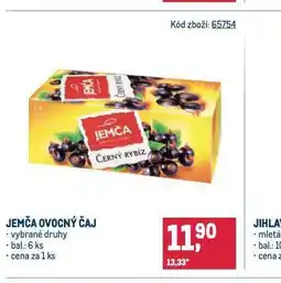 Makro Jemča ovocný čaj nabídka