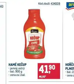 Makro Hemé kečup nabídka