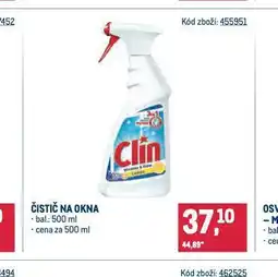 Makro Clin čistič na okna nabídka