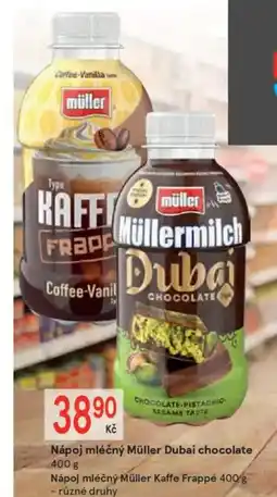 Žabka Nápoj mléčný Müller Dubai chocolate nabídka