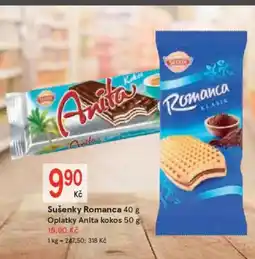 Žabka Sušenky Romanca nabídka