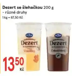 Žabka Dezert se šlehačkou nabídka