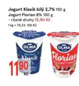 Žabka Jogurt Klasik bílý 2,7% nabídka