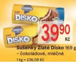 Žabka DISKO Sušenky Zlaté Disko nabídka