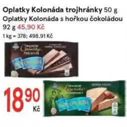 Žabka Oplatky Kolonáda trojhránky nabídka