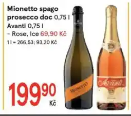 Žabka Mionetto spago prosecco doc nabídka