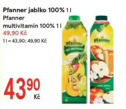 Žabka Pfanner jablko 100% nabídka