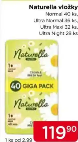 TOP drogerie Naturella vložky nabídka