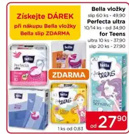 TOP drogerie Bella vložky nabídka