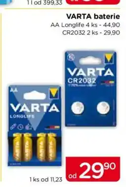 TOP drogerie VARTA baterie nabídka