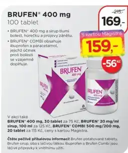 Magistra lékárny BRUFEN® 400 mg nabídka