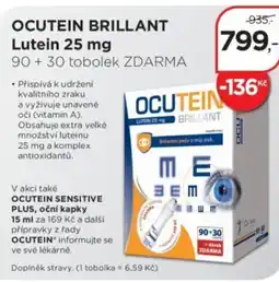 Magistra lékárny OCUTEIN BRILLANT Lutein 25 mg nabídka