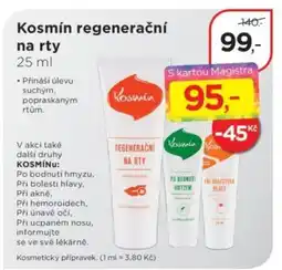 Magistra lékárny Kosmín regenerační na rty nabídka