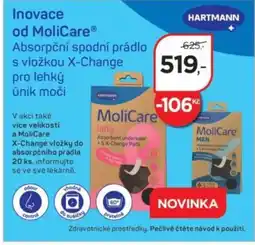 Magistra lékárny Inovace od MoliCare® nabídka