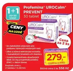 Magistra lékárny Profemina UROCalmⓇ PREVENT nabídka