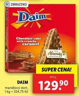Lidl DAIM mandlový dort, 400 g nabídka