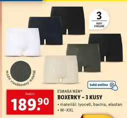 Lidl BOXERKY - 3 KUSY nabídka