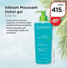 Magistra lékárny Sébium Moussant čisticí gel nabídka