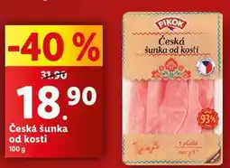 Lidl Česká šunka od kosti, 100 g nabídka