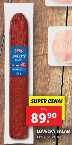 Lidl LOVECKÝ SALÁM, 500 g nabídka
