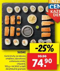 Lidl SUSHI, 168 g a další nabídka