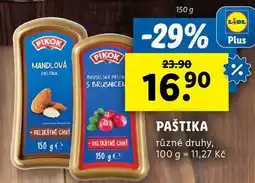 Lidl PAŠTIKA, 150 g nabídka