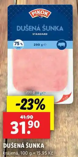 Lidl DUŠENÁ ŠUNKA, 200 g nabídka