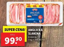 Lidl ANGLICKÁ SLANINA, 500 g nabídka