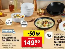 Lidl SADA MISEK/TALÍŘŮ -4 KUSY nabídka