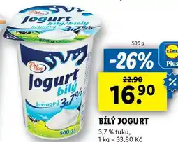 Lidl BÍLÝ JOGURT, 500 g nabídka