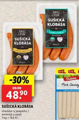 Lidl SUŠICKÁ KLOBÁSA, 300 g nabídka