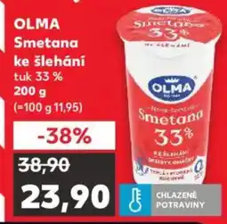 Kaufland OLMA Smetana ke šlehání nabídka