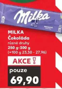 Kaufland MILKA Čokoláda nabídka