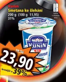 Norma Kunín Smetana ke šlehání nabídka