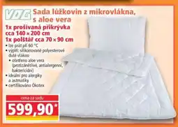 Norma Sada lůžkovin z mikrovlákna, s aloe vera nabídka