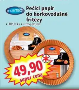 Norma multiTEC Pečící papír do horkovzdušné fritézy nabídka