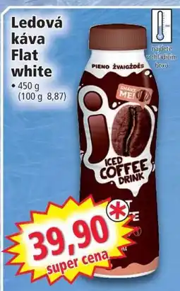 Norma Ledová káva Flat white nabídka