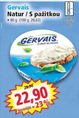 Norma Gervais Natur / S pažitkou nabídka