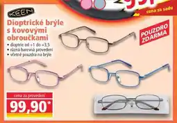 Norma Dioptrické brýle s kovovými obroučkami nabídka