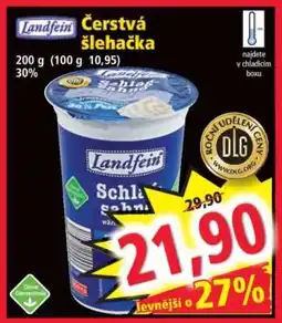 Norma Landfein Čerstvá šlehačka nabídka