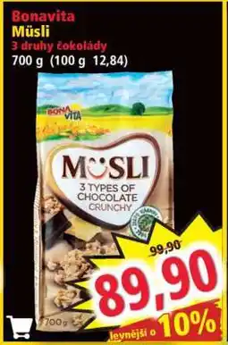 Norma Bonavita Müsli nabídka