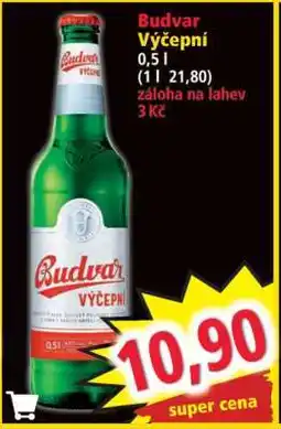 Norma Budvar výčepní nabídka