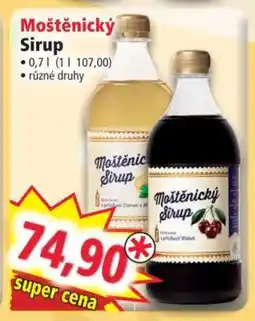 Norma MOŠTĚNICKÝ SIRUP nabídka