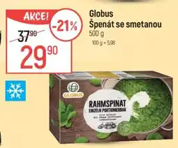 Globus Globus Špenát se smetanou nabídka