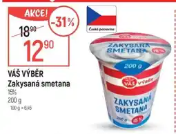 Globus Váš Výběr Zakysaná smetana nabídka