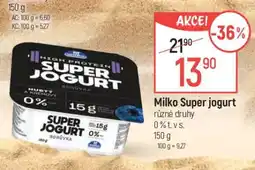 Globus Milko Super jogurt nabídka