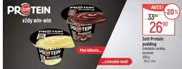 Globus Zott Protein pudding nabídka