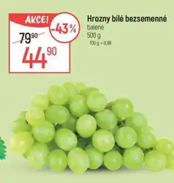 Globus Hrozny bílé bezsemenné nabídka