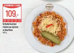 Globus Srbské kuřecí rizoto se sýrem a okurkou nabídka