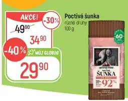 Globus Poctivá šunka nabídka